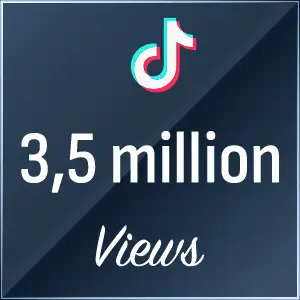 3,5 million TikTok Views