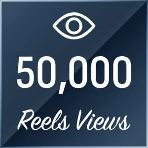 50,000 views on Instagram Reels
